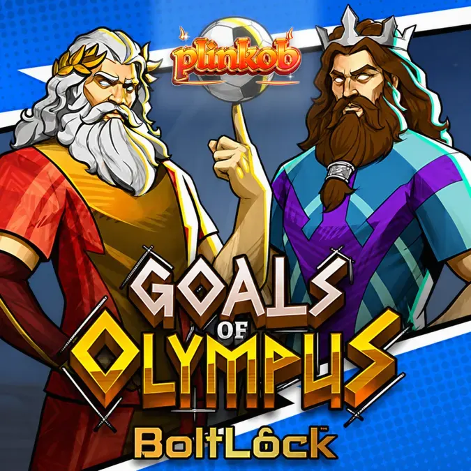 Tampilan visual grid Goals of Olympus BoltLock dengan tema perpaduan mitologi Yunani dan sepak bola